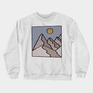 Simple Mountains Crewneck Sweatshirt